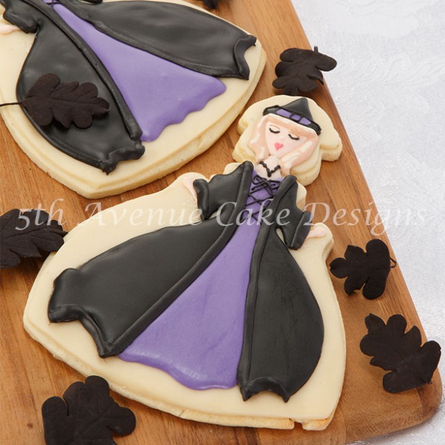 "Bewitched inspired Halloween sugar cookie