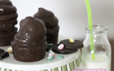 Ian's Birthday, Spring into Mint Chocolate Mini Cakes