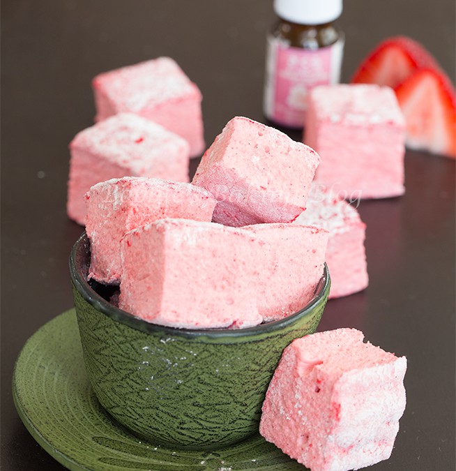 Oh My More Guimauves, Cherry Blossom- Strawberry Marshmallows