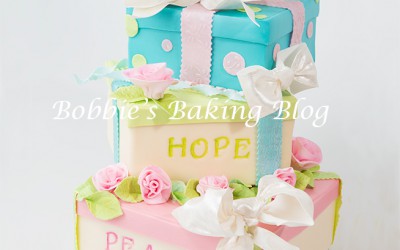 A Gift Box Cake Tutorial