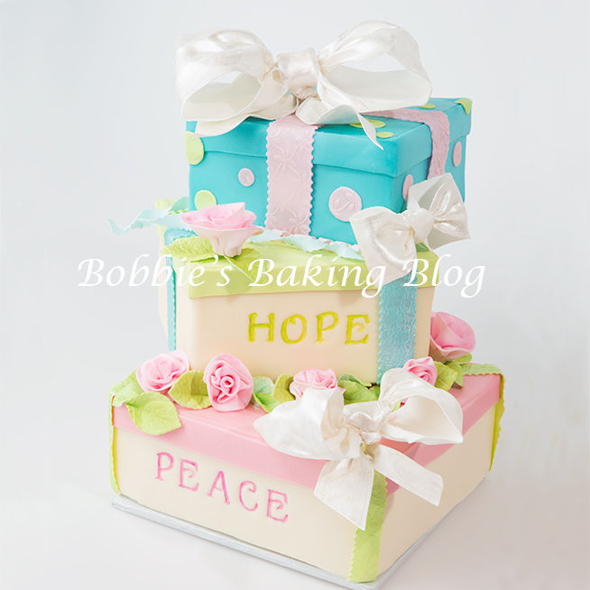 A Gift Box Cake Tutorial
