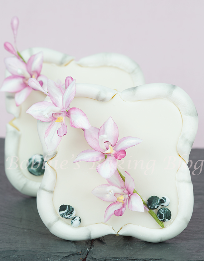 how to make a gum paste asian ground orchid