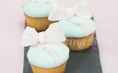 White Chocolate-Limoncello Cupcakes with a Kiss Surprise