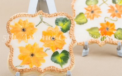 Autumn Hand Painted Sunflower Tutorial