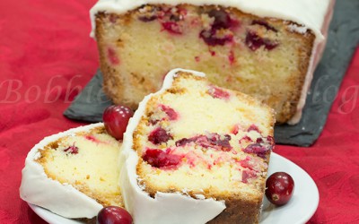 White Chocolate Cranberry Cake