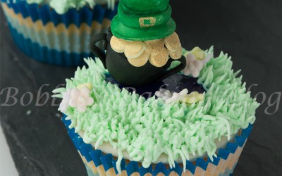 Saint Patrick's Day Cupcakes, Pot of Gold and Leprechaun Hat