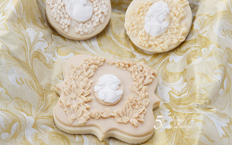 Bas Relief Cameo Cookie Art Lesson 🍁🌰🌹