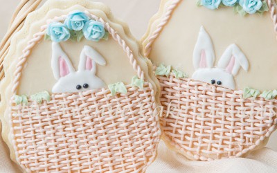 Peek A Boo Bunny Easter Cookie Art Lesson 🥚🐰💗