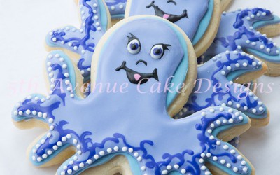 Under The Sea Octopus Cookie