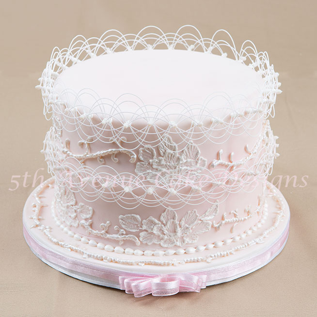 5ᵗʰ Avenue Oriental String-Wok Wedding Cake | Brush Embroidery |  Cake Course🌸🌹