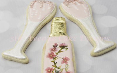 How to Decorate Champagne Sugar Cookies and Roses