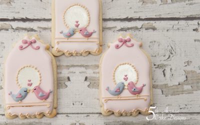 5ᵗʰAvenue’s Love Birds and BirdHouse Cookie Art Lesson 🕊️🌹❣️