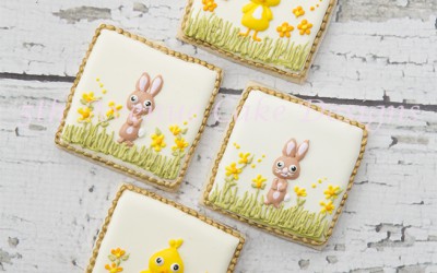 How To Decorate Easter Bunny and Chick Cookies!