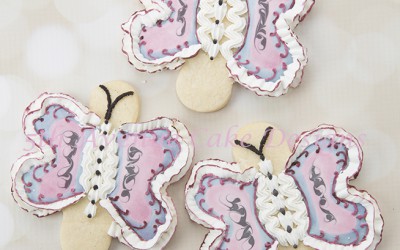 Butterfly Cookies (and how to repurposing a 6-Petal Cutter)