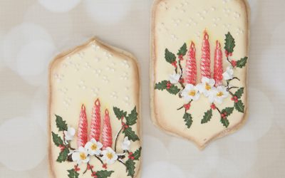 Holiday Candle Cookies