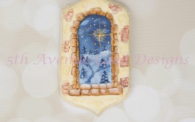 Tuscany Inspired Merry and Bright Christmas Cookie