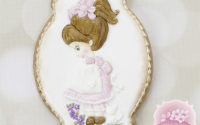 Vintage Dimensional Doll Cookie Art Lesson 🎀🖌️👧🏻