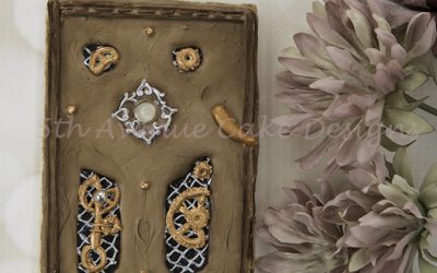 Royal Icing Steampunk Distressed Leather Book Cookies📔📚⚙️