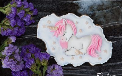5ᵗʰ Avenue’s Enchanting Lullaby Unicorn Cookie Art Lesson 🦄👶👼🏽