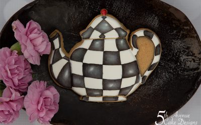 5ᵗʰ Avenue’s MacKenzie-Childs Inspired Teapot Cookie Art Lesson  🍵💐