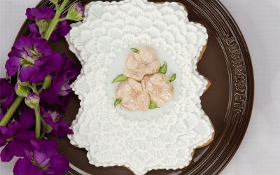 Shabby Chic Brush Embroidery Cookie Art Class 🌷🌺💕