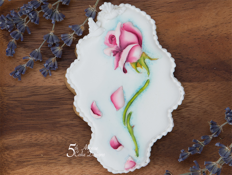 5ᵗʰ Avenue’s Enchanted Beauty and Beast Rose Cookie Art Lesson  🥀🥰🏰