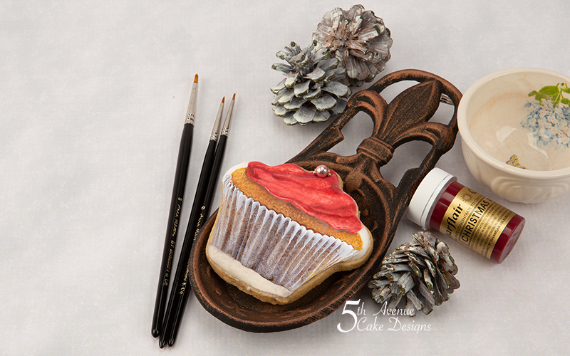 Scrumptious Dimensional Cupcake Cookie Art Lesson ❄️🧁🔔