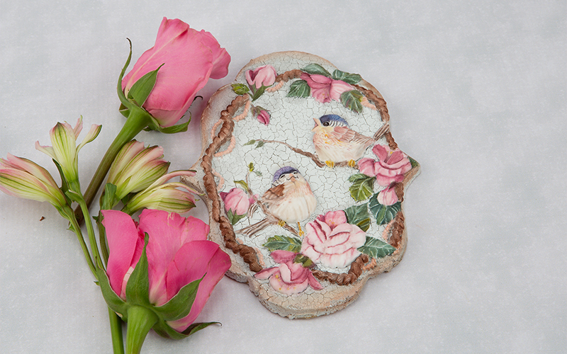 Cookie Art Frame Course | Birds and Blossoms Lesson 🌹🕊️🖌️